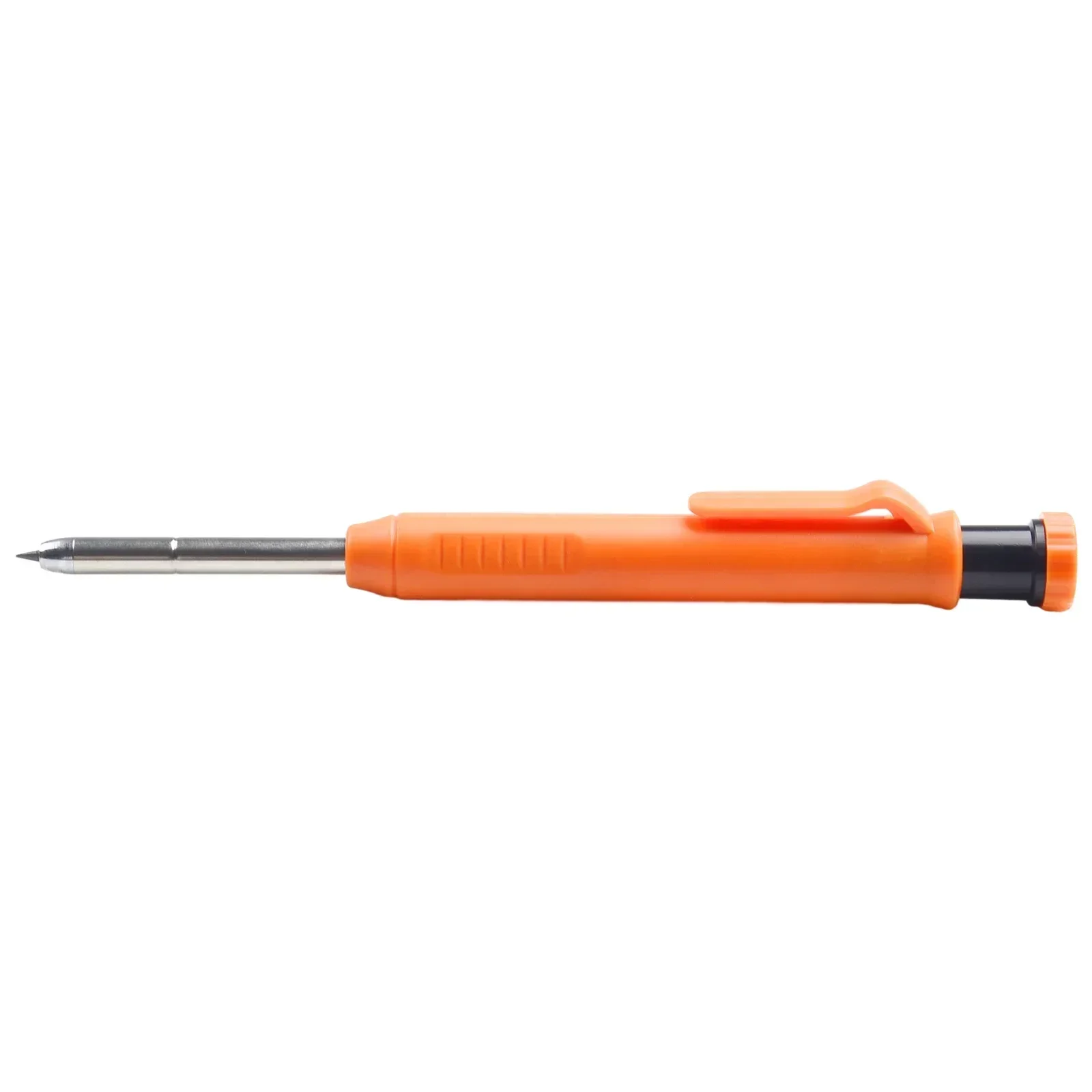 Solid Carpenter Pencil With Built-in Sharpener Set Deep Hole Mechanical Pencil Construction Job Tools Carpentry Marking Scriber