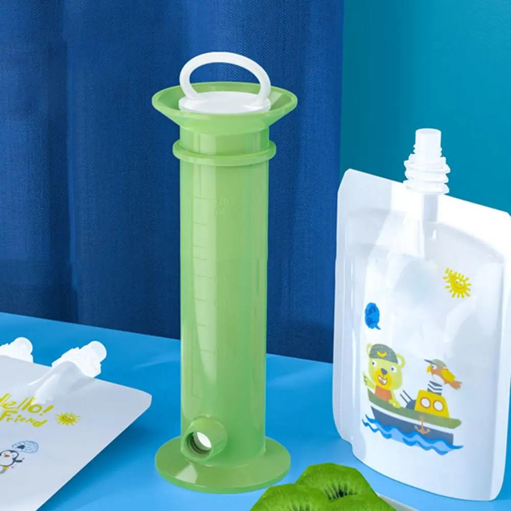 Baby Food Storage Containers Safe Toddlers Scale Baby Food Pouch Filler Food Dispenser Fruit Puree Pouch Filling Station portable food storage box food pouch