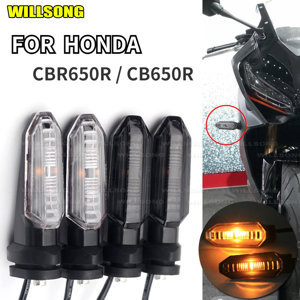 For HONDA CBR650R CB650R 2018 2023 LED Turn Signal Light Indicator Lamp