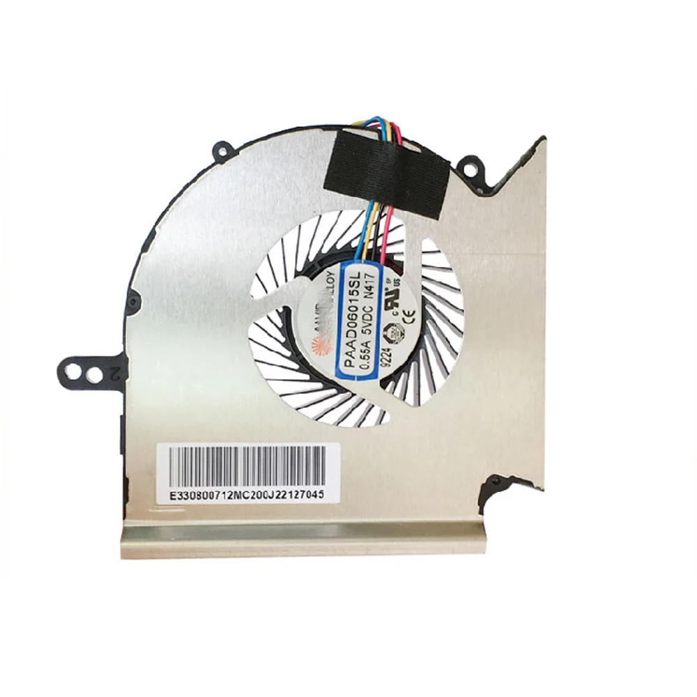 Laptop Ventiladores de Refrigeração para Msi Gpu Radiador Ventilador Gráfico Gpu Org Ge75 Gp75 Gl75 We75 Ms17e7 Ms-17e2 Paad06015sl N414 N417 - Imagem 2
