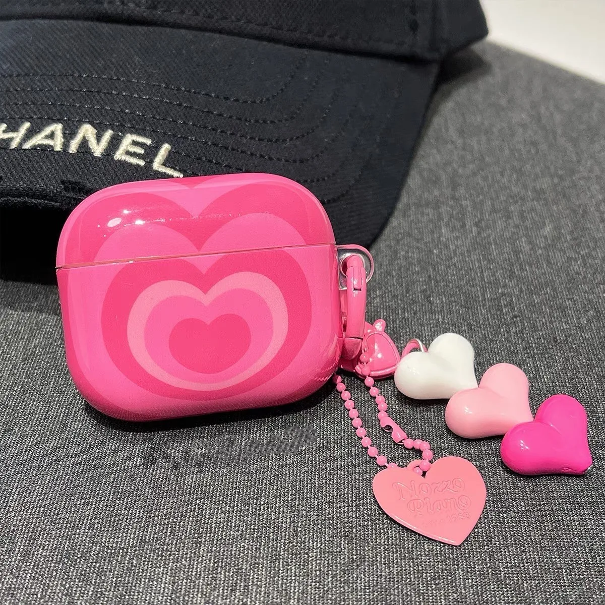 

for Apple airpods Pro AirPods 3 Bluetooth headset protective cover ins rose red love pendant TPU generation earphone cover new