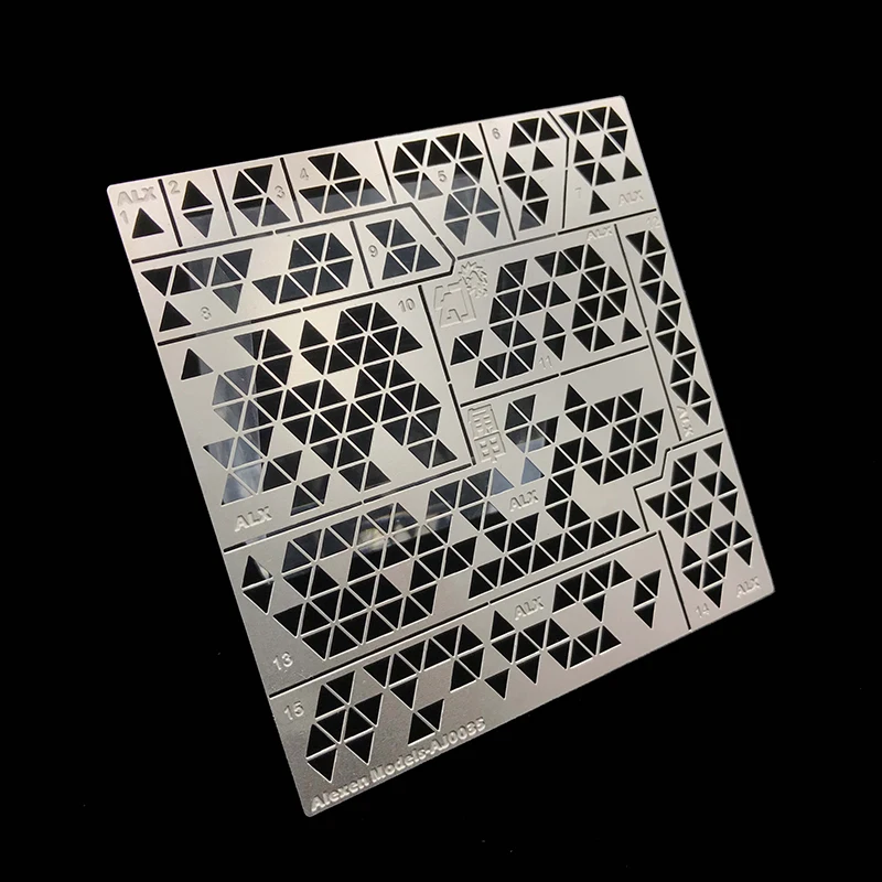 Military Model Camouflage Hollow Spray Plate Model Tool Stencils Template 1/32 1/35 model tools