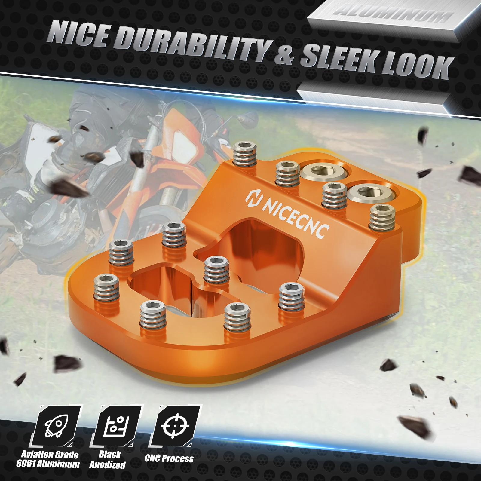 Skid Plates Acerbis - 2676180001 - Skid Plate Black Honda Crf300l