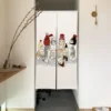 Japanese Door Curtain Noren Cute Funny Cat Drapes Living Room Bedroom Doorway Partition Kitchen Entrance Hanging Half-Curtains 5