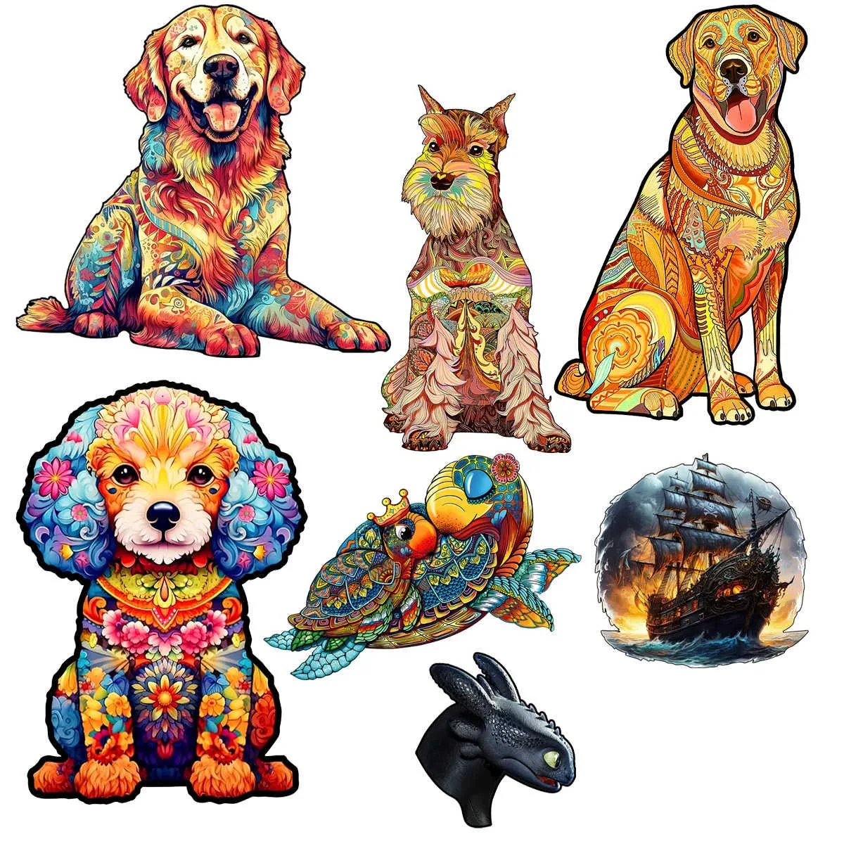Unique Wooden Jigsaw Puzzles 1