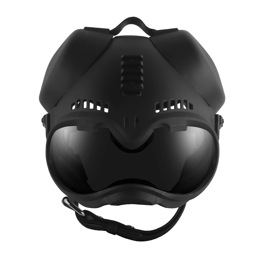 K9 Dog Tactical Helmet with Goggles Guide Rail Outdoor Combat Training Search Rescue Working Full Protective Police Dog Helmet