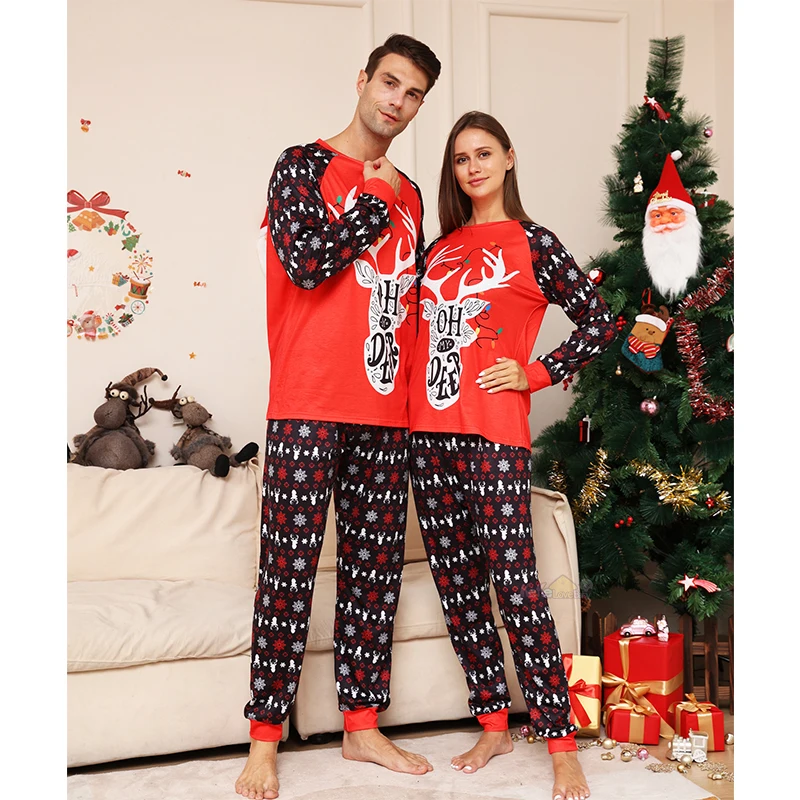 thumbnail image 5 of Conjunto de pijamas a juego para Navidad en familia, pijamas para adultos, padre, madre e hijo, ropa de dormir para Navidad 2024, 5 of 5