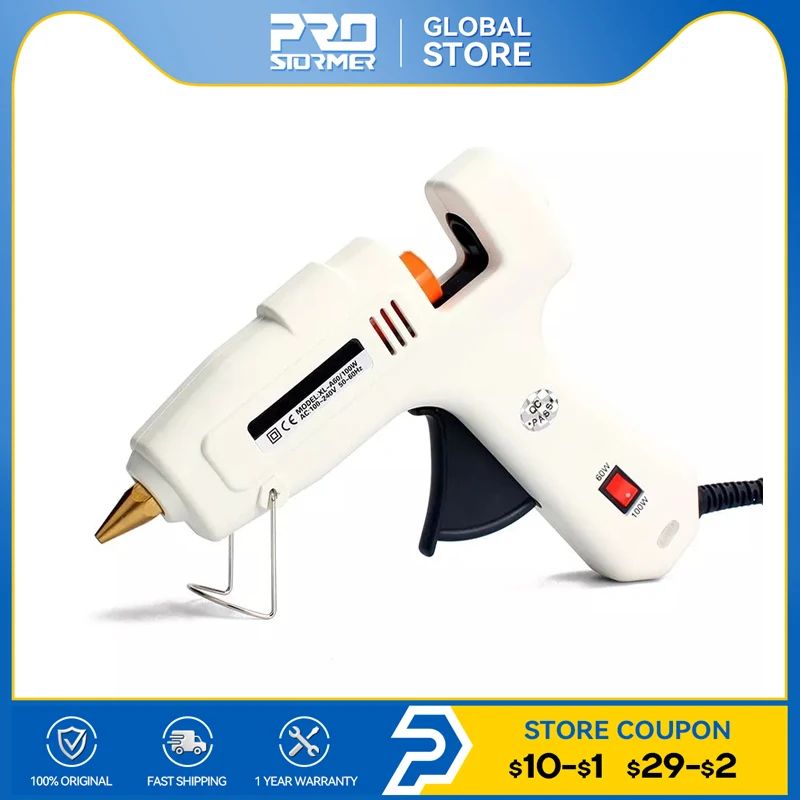 Crazy Power 60W/100W Hot Glue Gun Adjustable Power Hot Melt Adhesives