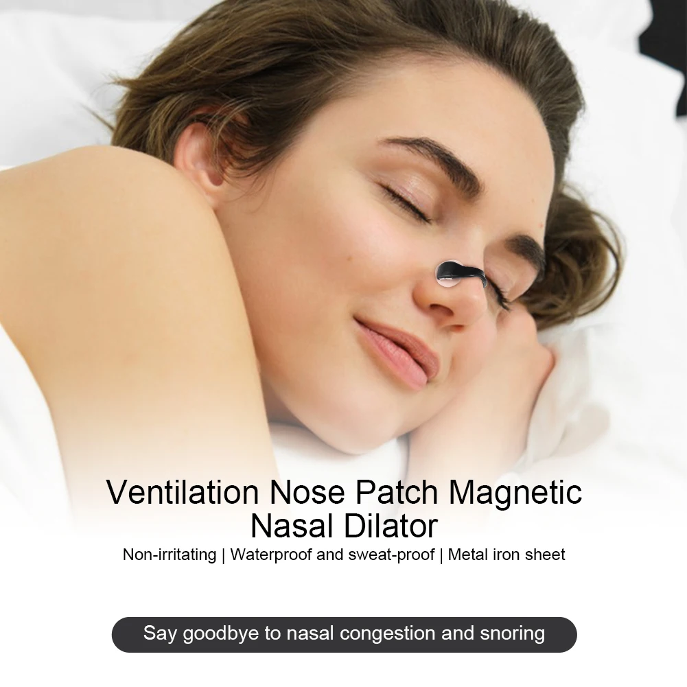 15 Pairs Magnetic Nasal Strips Improve Sleep Quality Stop Snoring Nasal Strips Reduce Snoring Breathing Intake Bands for Travel 2