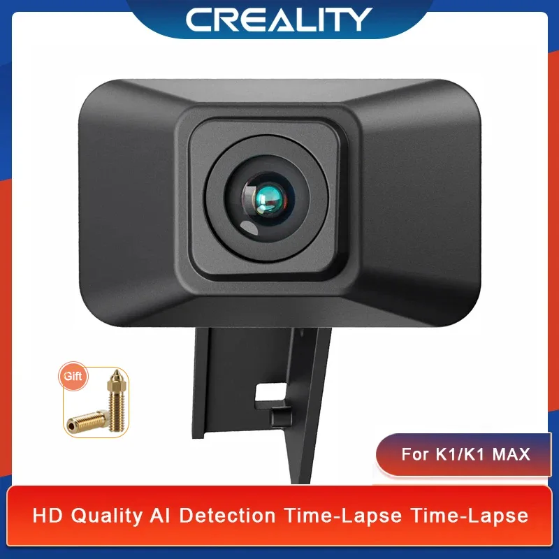 Creality Official K1 AI Camera HD Quality AI Detection Time-Lapse Filming Real-time Viewing For K1/ K1 Max 3D Printer Accessory