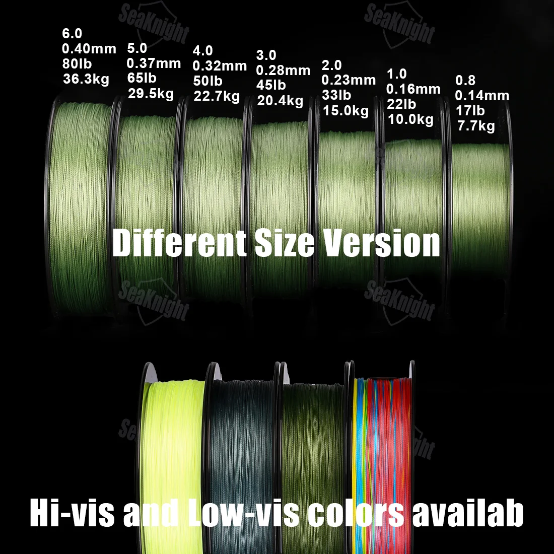 SeaKnight Brand X9 Series 500M 300M PE Fishing Line 9 Strands Ultra Smooth for Long Casting 17LB-80LB NEW Seawater Fishing Lines 6