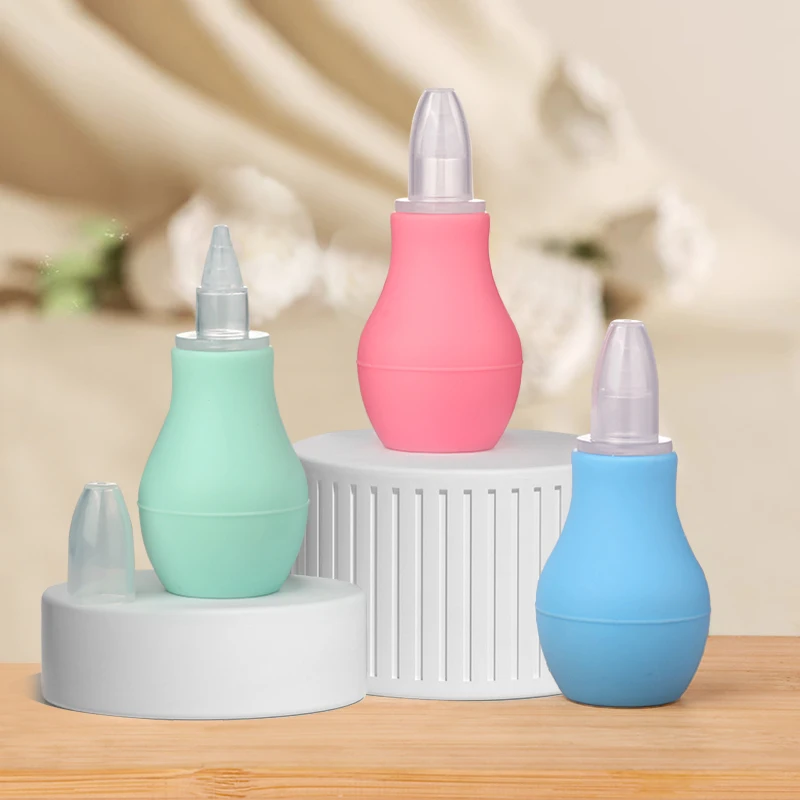 Nasal Aspirator Simple Silicone Baby Nasal Aspirator Sucker Cleaner Nose Wash Anit Backflow Snot Cleaner