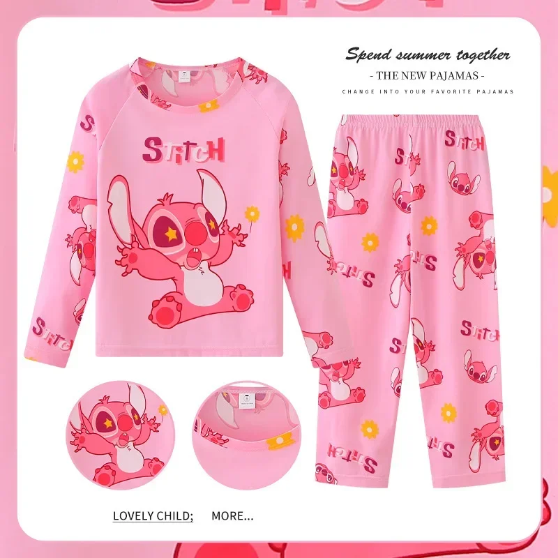 Disney Stitch Pigiama da ragazza Set da pezzi Manica lunga