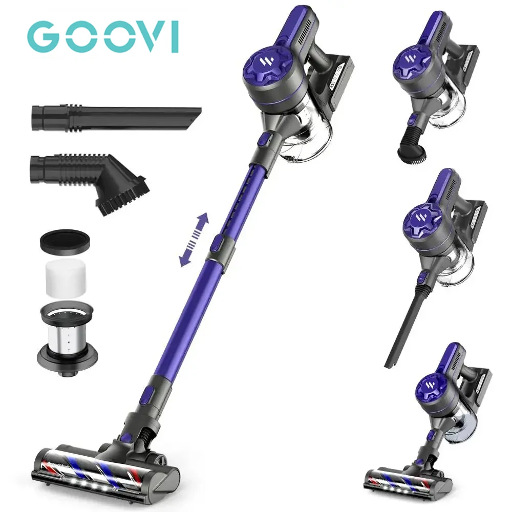 GOOVIA10WirelessHandheldVacuumCleaners180W12kPASuctionPower