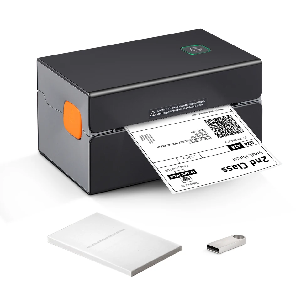 Portable Bluetooth Thermal Label Printer 300DPI