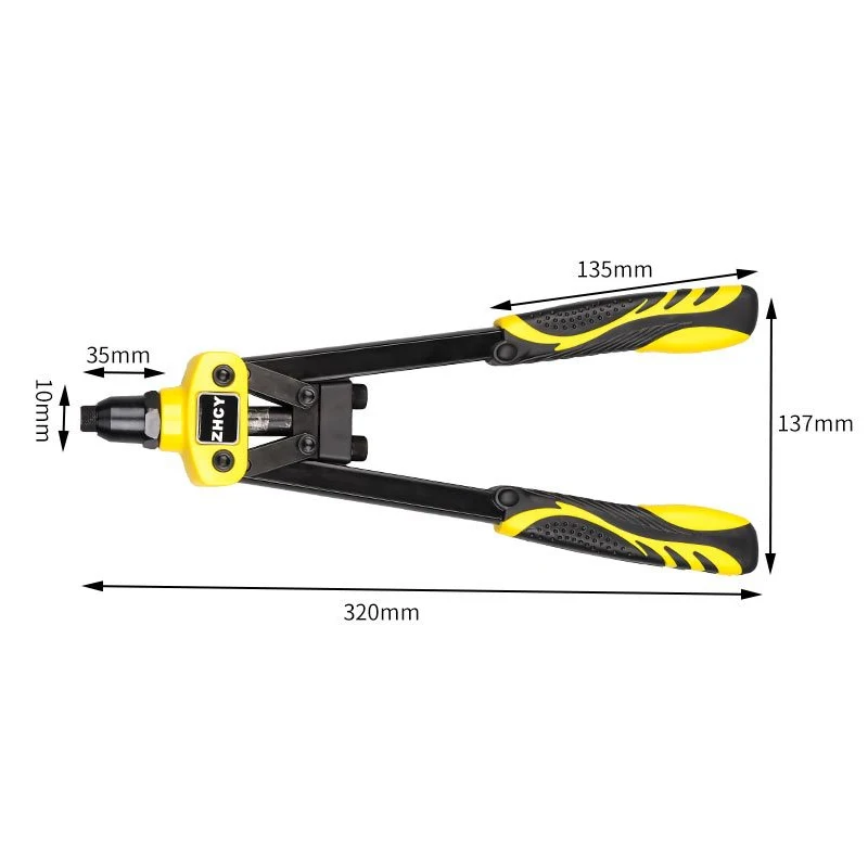13 inches Rivet Nut Manual  Riveting Gun Tool labor-saving Core Pulling Rivet Gun Pliers 2