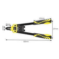 13 inches Rivet Nut Manual  Riveting Gun Tool labor-saving Core Pulling Rivet Gun Pliers 2