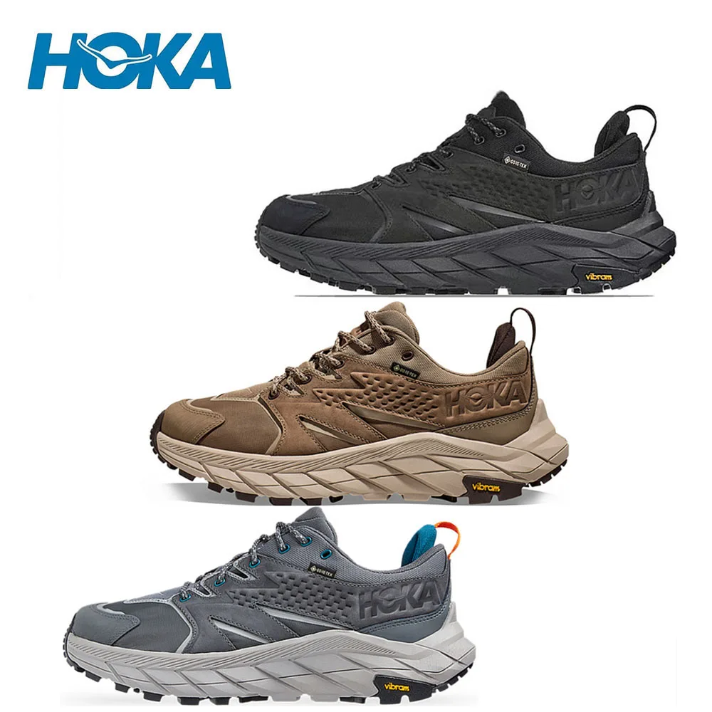 Hoka Anacapa Low Gtx Cushioning Outdoor Hiking Shoes For Men Women