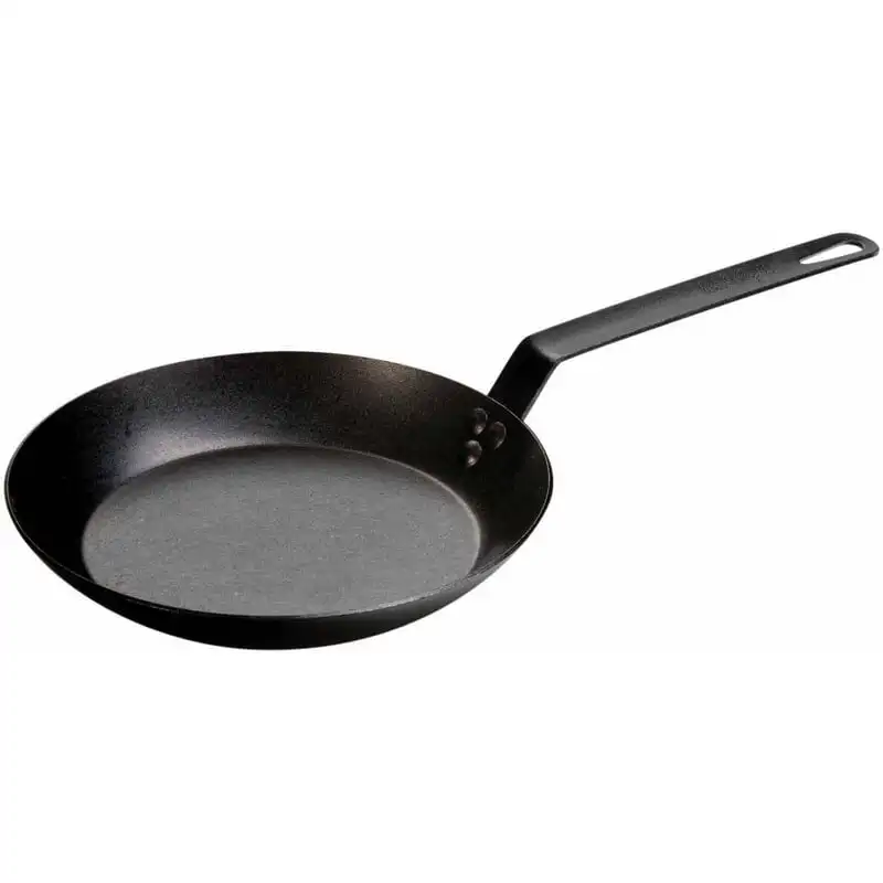 

Iron 10" Seasoned Carbon Steel Skillet, CRS10, 10" Diameter