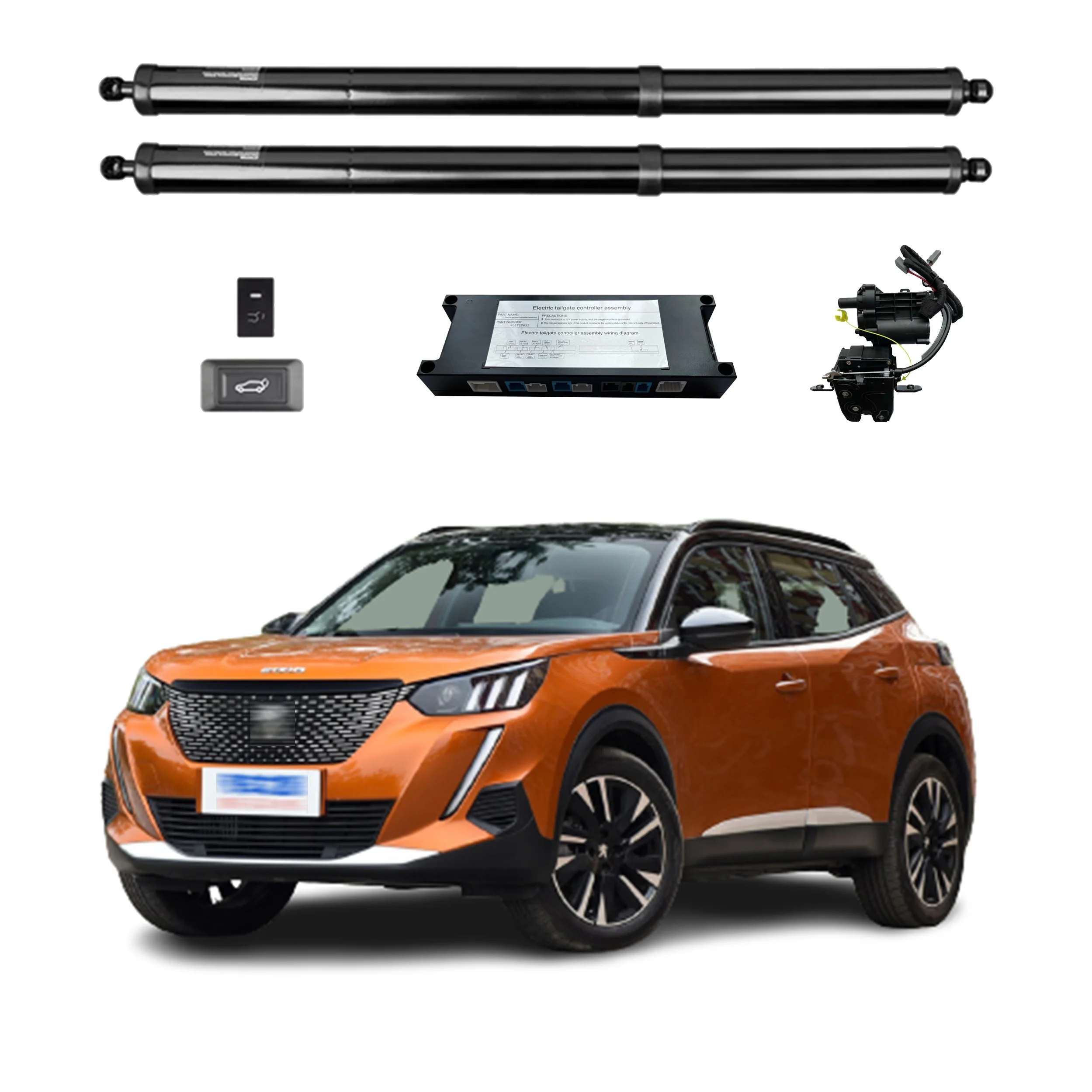 プジョー206SW[2EKRFN]バックドア(リアゲート)GE青 プジョー リアゲートダンパーの通販