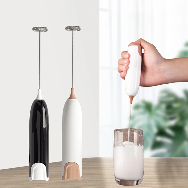 Montalatte elettrico bevanda da cucina Foamer Mixer agitatore caffè Cappuccino Creamer frusta miscela schiumosa frusta per uova 4