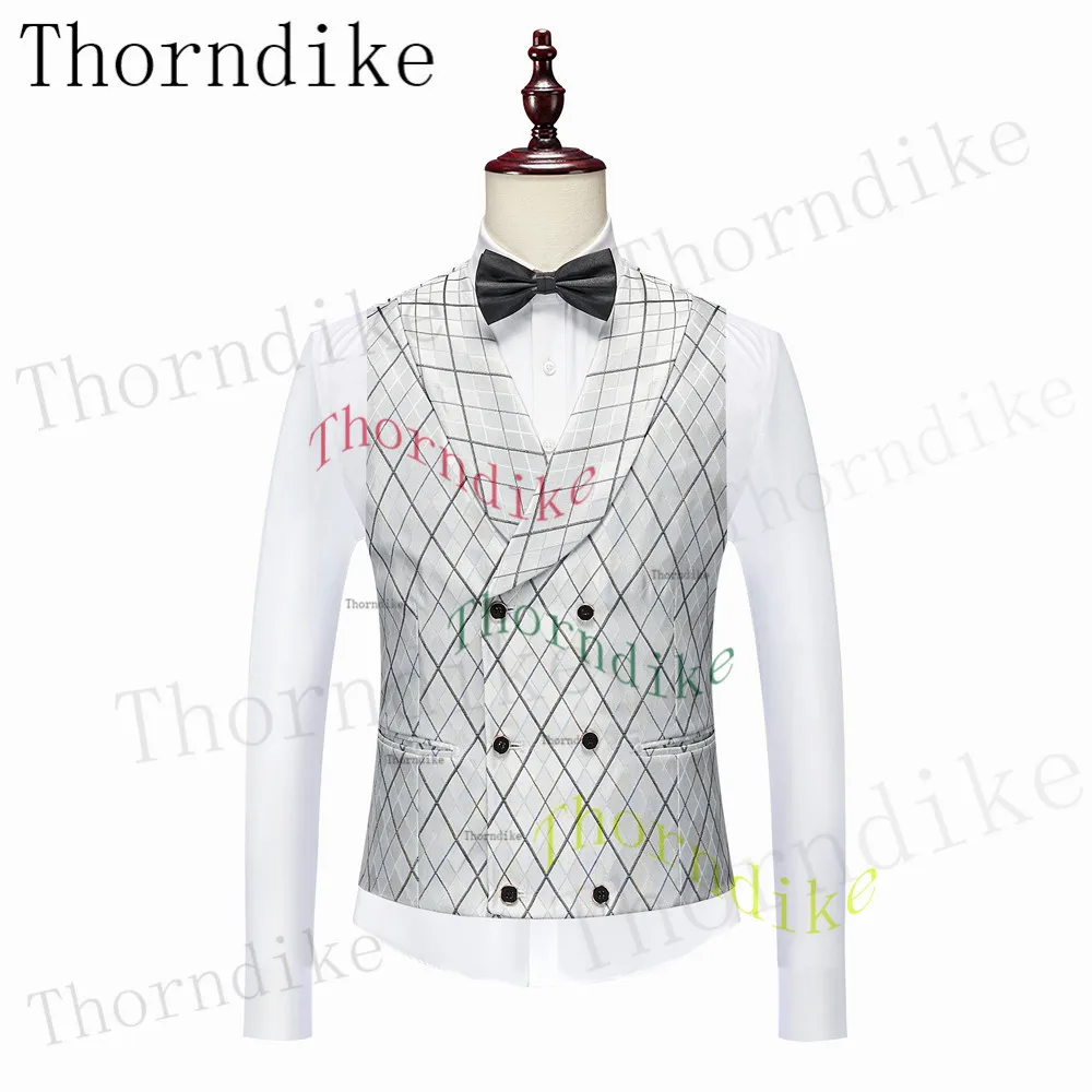 Thorndike Spring Men's Suit Foreign Trade Wedding Dress Jacket+Pants+Vest
