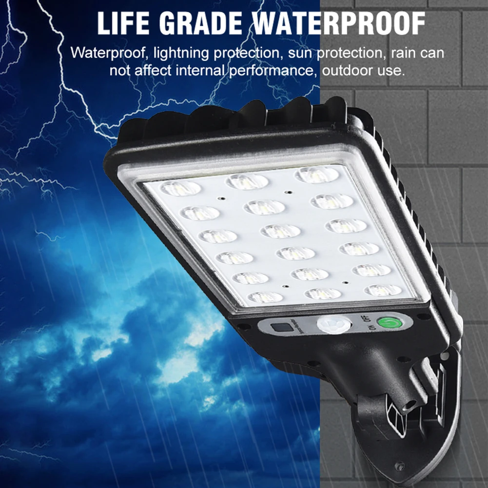 Description Picture 6 of itemSolar Powered Outdoor Security Lights Auto-On Motion Sensor Outside Spotlights 3 Modes Remote Control for Garden Patio Path Yard