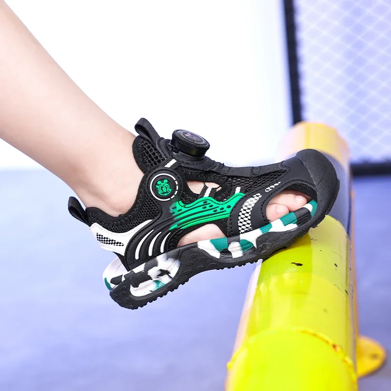 Children Summer Sandals Boy Sneaker Breathable Lightweight Sports Sandals Shoes for Boy Outdoor Beach Shoes for Kids