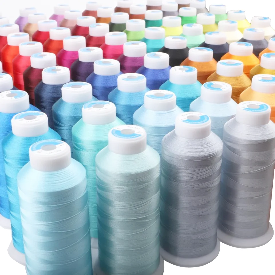 Description Picture 5 of itemReal 120D/2 High Tenacity Big Roll 4000m Colors Polyester Embroidery Thread for Machine Use 80 Colors to Choose