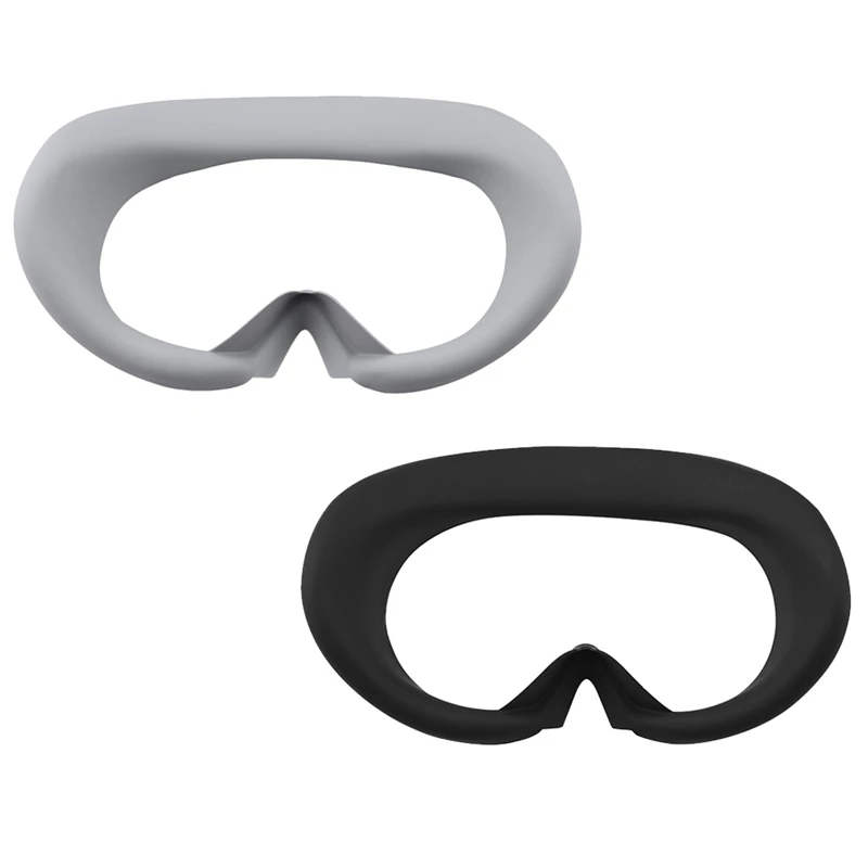 

1 Piece VR Silicone Protect Case For Pico 4 VR Headset Anti-Leakage VR Silicone Pad Anti-Leakage Light Blocking Sleeve Gray