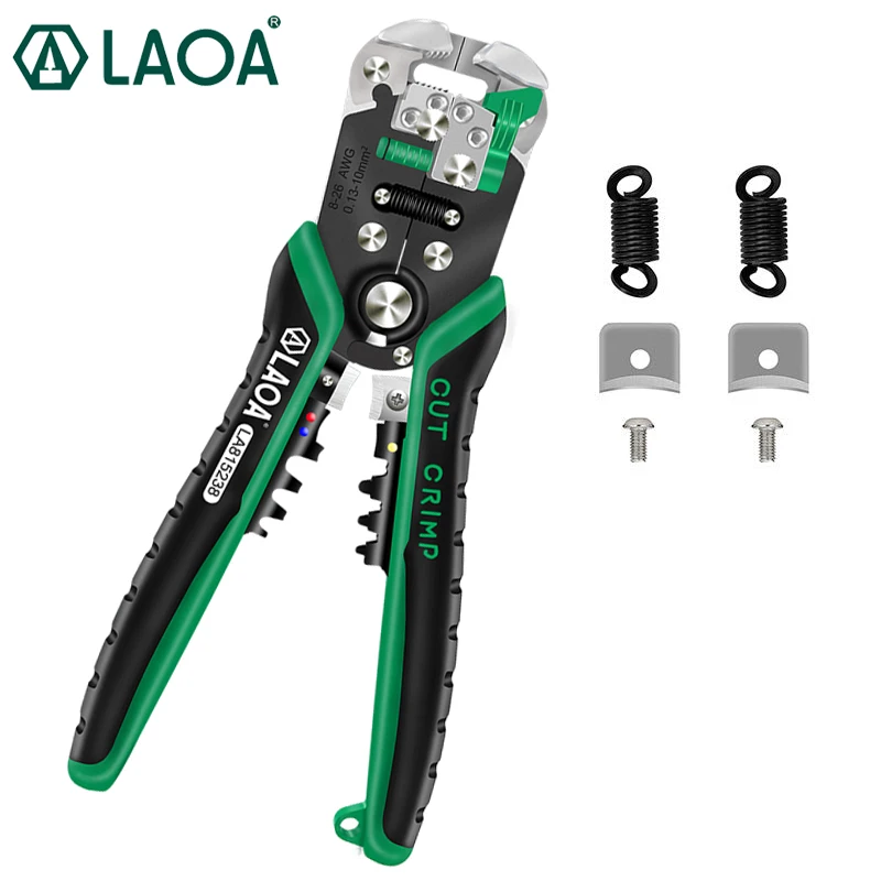 Automatic Wire Stripping Pliers Cutter Cable Terminal Crimping Electrician Tools