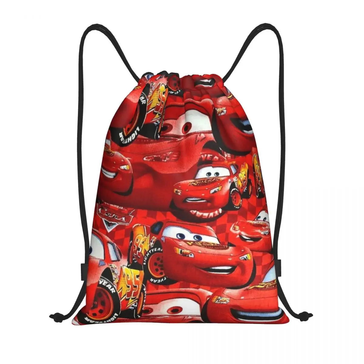 thumbnail image 1 of Mochila con cordón para deportes, gimnasio, ciclismo, Cars Galaxy, Lightning Mcqueen, 1 of 4