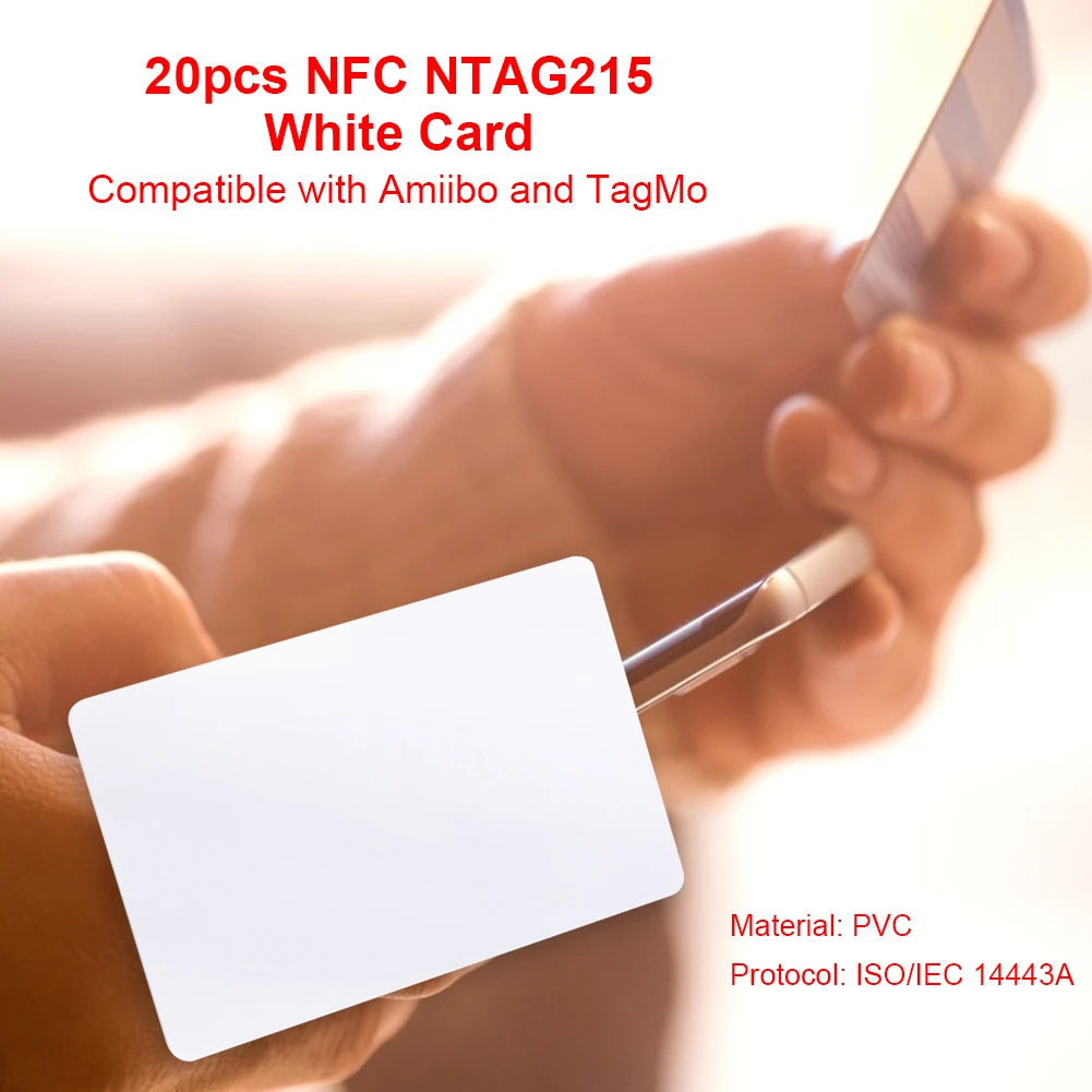 Amiibo TagMo Ĩ ƼĿ ±  ġ NFC NTAG215 ȭƮ ī, 20 