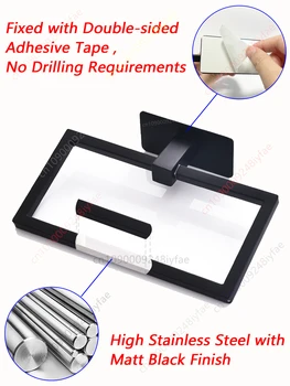 1-5PCS ผ้าเช็ดตัวผู้ถือผ้าเช็ดตัวห้องน้ําแขวนผู้ถือกระดาษห้องน้ํา Dispenser Wall Hooks Robe Key Hooks อุปกรณ์ฮาร์ดแวร์ชุด 2