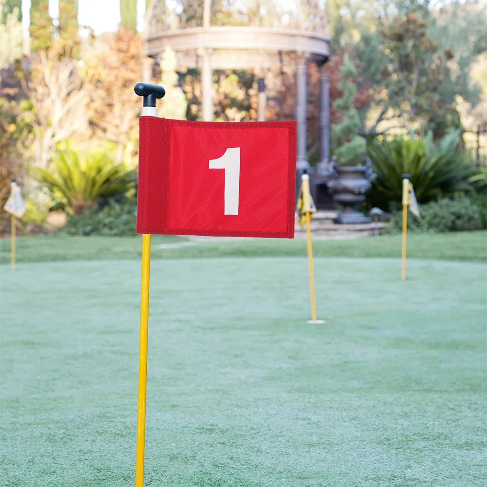 

2 шт. пронумерованные флаги Golfs, флаги для гольфа, флаги для гольфа, тренировочные флаги Golfs