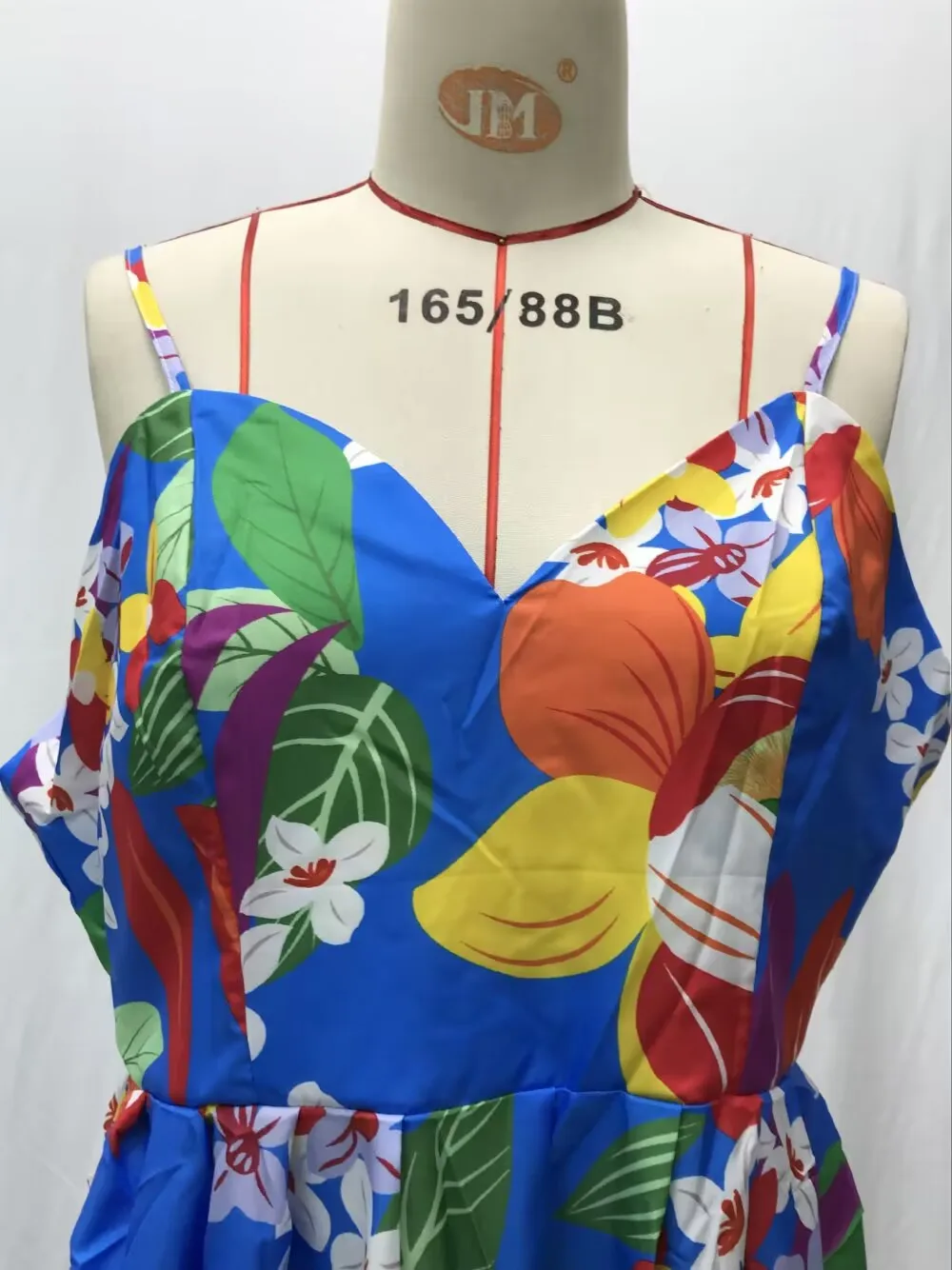 Color Flower Print Spaghetti Strap Evening Dresses Women Temperament Sexy V-neck Backless Beach Vacation Party Long Dress Female