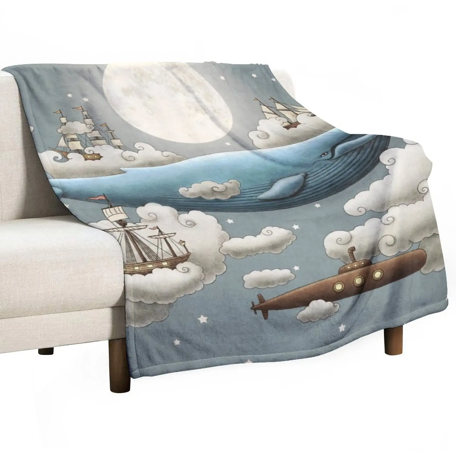 

Ocean Meets Sky Throw Blanket Cute Blanket Blankets Sofas Of Decoration