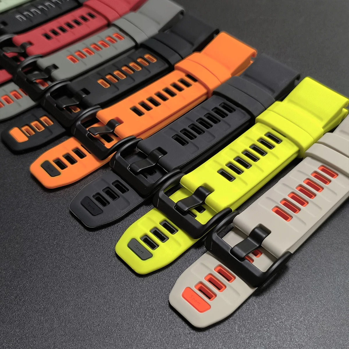 Premium Silicone QuickFit Watch Band - 22mm/26mm, Compatible Replacement Bracelet