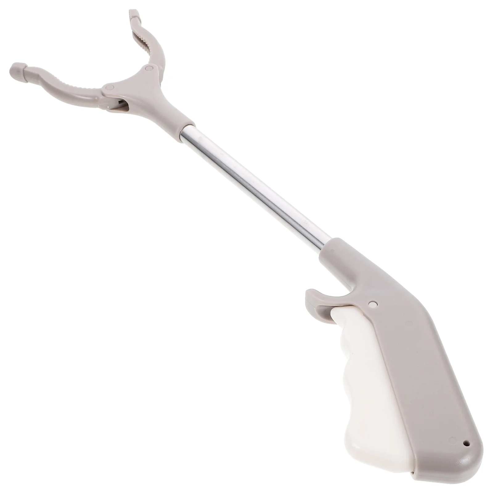 2 Pcs Stainless Steel Garbage Clip Tool Trash Picker Litter Grabber Clamps Abs Rubbish Elderly 2