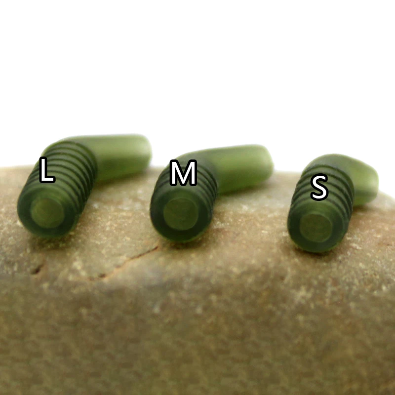 30x Karpfenangeln Zubehör Haken Aligner Anti Tangle Sleeve Line Aligner Größe S/M/L Karpfenangeln Haar Rigs Terminal Tackle – Detail 5