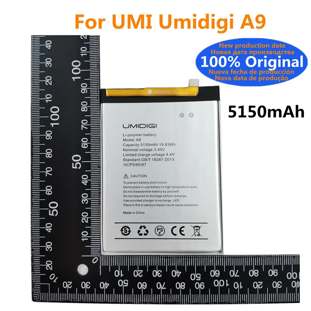 

Новый оригинальный аккумулятор UMI для Umidigi A9 / A9 Pro A9Pro мобильный телефон, Высококачественная сменная батарея, быстрая доставка