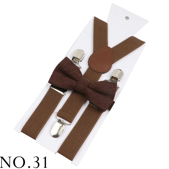 Adjustable Elastic Leather Suspenders Bowtie Set Men Women Sage Green Braces Straps For Wedding Y-Back Shirt Accessories Gift