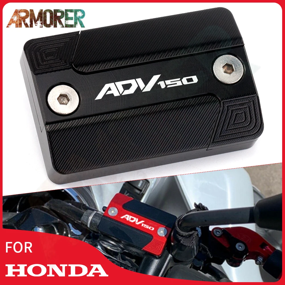 

Аксессуары для мотоциклов, Крышка Резервуара тормозной жидкости для HONDA ADV 150 ADV150 2019 2020 CNC, алюминиевая крышка резервуара для жидкости