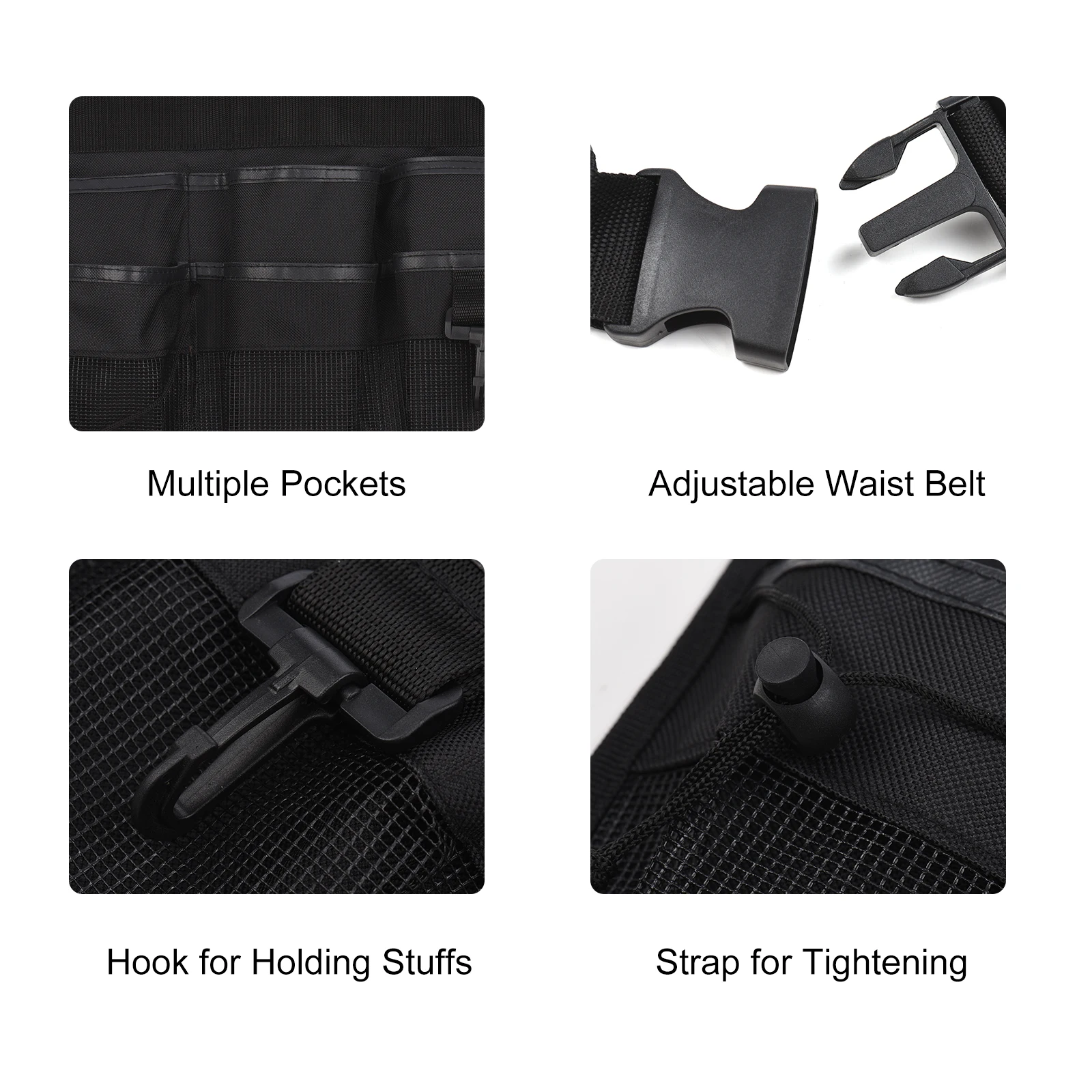 Scissors Pouch Belt Salon Barber Hairdressing Scissors Bag Holder Hair Stylist Tools Waist Bag Comb Shear Holder Leather Cloth