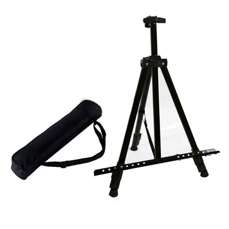 NEW-Easel Stand for Painting Canvas Art Easel Table Top & Floor 20 to 61inch Adjustable Aluminum with Portable Bag | Канцтовары для