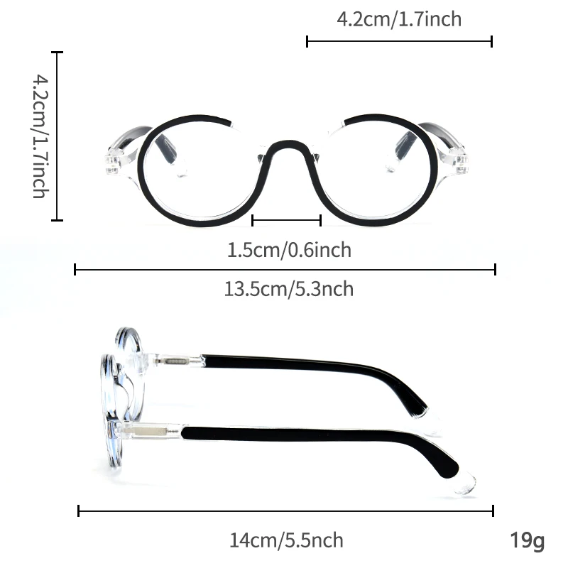 Men's Fashionable Retro Small Round Frame Glasses - Casual and Comfortable for Daily Use