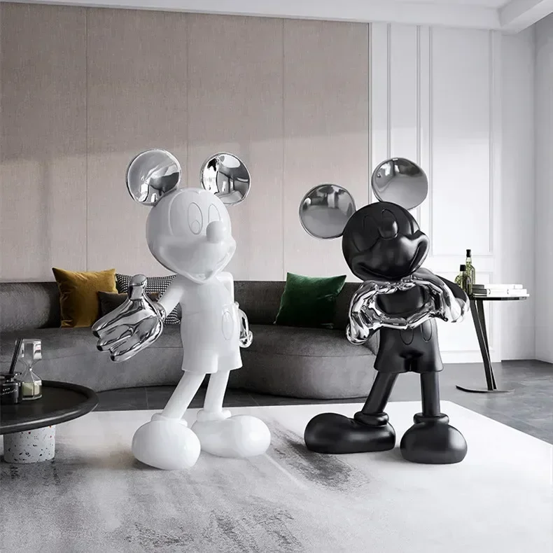 Statue Mickey En Résine - Multicolore - Figurine Déco Universelle