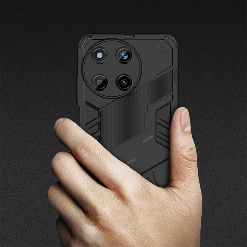 حافظة هاتف مدرعة مغناطيسية لهاتف Oppo ، Realme 11 ، 4G ، حامل مضاد للصدمات ، غطاء خلفي ، حامل مغناطيسي للسيارة ، Realme 11