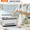 Automatic Ice Cream Maker with Built-in Compressor, 2 Quart No Pre-freezing Fruit Yogurt Machine, Stainless Steel 2