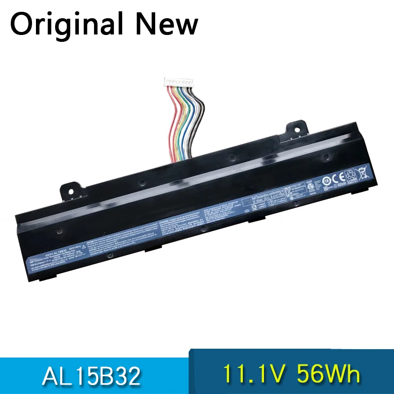 

Original AL15B32 Laptop Battery For Acer Aspire V15 DG2 V5-591G V5-591 Series T5000-73CF T5000-50HZ N15Q12 11.1V 56Wh